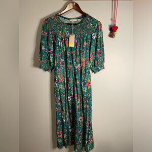 NEW Boden highland green floral dress